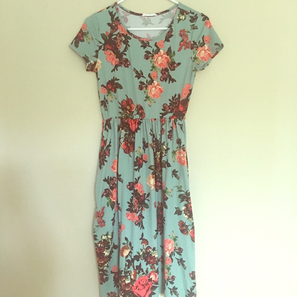 Modest floral dress